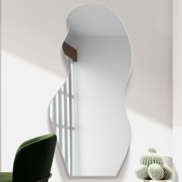 MirrorOutlet The Lacuna Frameless Pond Wall Mirror 120 x 50cm - Clear - Wilko - thumbnail 3