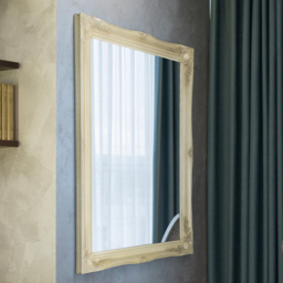MirrorOutlet Hamilton Cream Shabby Chic Wall Mirror 106 x 76cm - Wilko - thumbnail 3