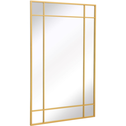 MirrorOutlet The Genestra Gold Contemporary Wall and Leaner Garden Mirror 180 x 110cm - Size: 180 x 110 x 3cm - Wilko - thumbnail 4