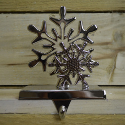 Premier Snowflake Christmas Stocking Hanger 16cm - Size: 16 x 12 x 7cm - Gold - Wilko - thumbnail 5