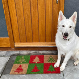 Coco & Coir Christmas Tree Coir Door Mat 45 x 75cm - n/a - Coco & Coir ® - Wilko - thumbnail 7