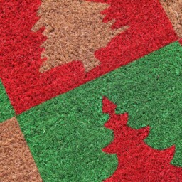 Coco & Coir Christmas Tree Coir Door Mat 45 x 75cm - n/a - Coco & Coir ® - Wilko - thumbnail 5