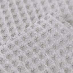 Allure Home Fashions Hotel Dove Grey Waffle Cushion Cover 2 Pack 65 x 65cm - Wilko - thumbnail 5