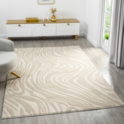 Desire Rugs Vellure Cream Metallic Sheen Marble Design Rug 200 x 290cm - Size: 290 x 200 x 1.1cm - Wilko - thumbnail 6