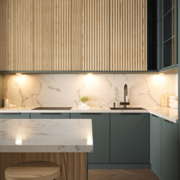Sorrelis Caspian Aluminium Square Warm White 3 Under Cabinet Light Kit - Size: 0.65 x 9.9 x 9.9cm - Silver - Wilko - thumbnail 3