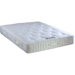 Tennyson Small Double 4000 Twin Pocket Sprung Natural Orthopaedic Mattress - White - Bedmaster - Wilko