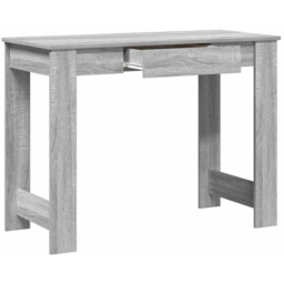 vidaXL Single Drawer Computer Desk Grey Sonoma - Size: 75 x 100 x 45cm - Wilko - thumbnail 5