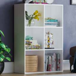 VIDA DESIGNS Durham 2 x 3 White Cube Storage Unit - Size: H 96.5 x W 64.5 x D 29cm - Wilko