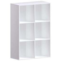 Vida Designs Durham 2 x 3 White Cube Storage Unit - Size: H 96.5 x W 64.5 x D 29cm - Wilko - thumbnail 3