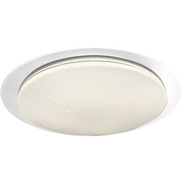 Milagro Ontario White Ceiling Lamp 230V - Size: 40 x 40 x 7cm - Wilko - image 1