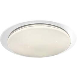 Milagro Ontario White Ceiling Lamp 230V - Size: 40 x 40 x 7cm - Wilko - thumbnail 1