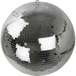 FX Lab Silver Mirror Ball 24 inch - Size: 60 x 60 x 60cm - FXLAB - Wilko - thumbnail 1