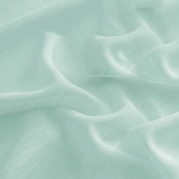 Velosso Riva Plain Duck Egg Slot Top Voile Panel Curtain 150 x 122cm - Size: W 150 x D 122cm - Blue - Wilko - thumbnail 4