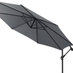 Living and Home Dark Grey Cantilever Parasol with Square Base 3m - Wilko - thumbnail 6