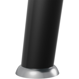 Living and Home 4 Seater Woodgrain Effect Dining Table Brown and Black - Grey + Black - Wilko - thumbnail 7