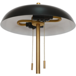 Dax Table Lamp - Black - Wilko - thumbnail 4