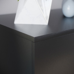 Vida Designs Riano 6 Drawer Black Chest of Drawers with Metal Handles - Wilko - thumbnail 4