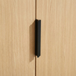 Home Source Phoenix 2 Door 3 Drawer Oak Effect Wardrobe - Size: 2 Door, 3 Drawer - Brown - Wilko - thumbnail 5
