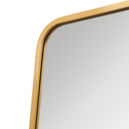 MirrorOutlet The Coartans Gold Metal Trapezoid Wall Mirror 200 x 95cm - Wilko - thumbnail 6