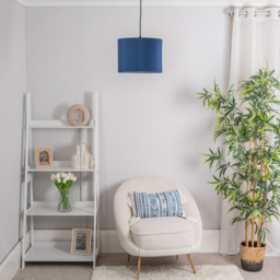 ValueLights Torbery Navy Nesting Ceiling Light Shade 3 Pack - Size: 22 x 30 x 30cm - Blue - Wilko - thumbnail 5