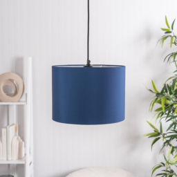 ValueLights Torbery Navy Nesting Ceiling Light Shade 3 Pack - Size: 22 x 30 x 30cm - Blue - Wilko - thumbnail 4