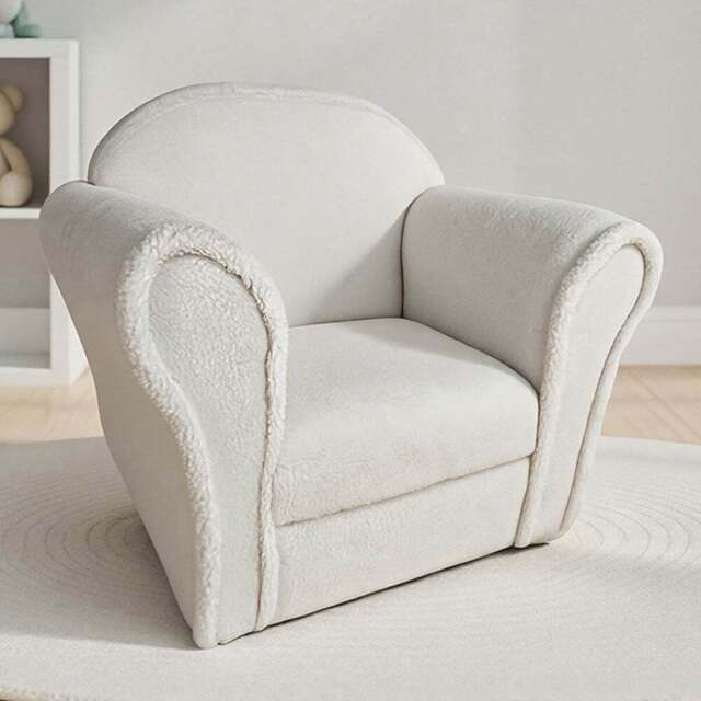 Kidsaw Kids Lamb Mini Chair - Size: Single - White - Wilko - image 1