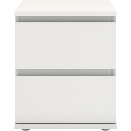 Florence 2 Drawer White Bedside Table - Furniture to Go - Wilko - thumbnail 4