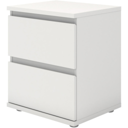 Florence 2 Drawer White Bedside Table - Furniture to Go - Wilko - thumbnail 5