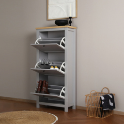 Wiltshire Grey Shoe Cabinet - Home Garden Direct - Wilko - thumbnail 6