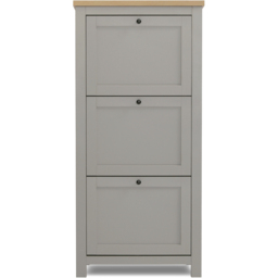 Wiltshire Grey Shoe Cabinet - Home Garden Direct - Wilko - thumbnail 3