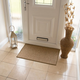 JVL Eden Latte Indoor Machine Washable Doormat 50 x 80cm - JVL Homewares - Wilko - thumbnail 3