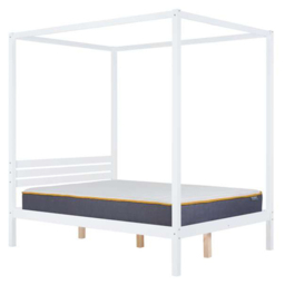 Mercia Double White Four Poster Bed Frame - Birlea - Wilko - thumbnail 4