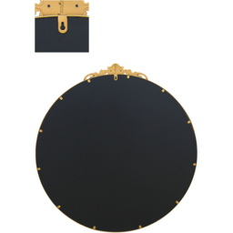 The Crown Gold Metal Wall Mirror 100 x 100cm - MirrorOutlet - Wilko - thumbnail 5