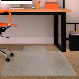 Floortex Advantagemat PVC Chair Mat with Lip 90 x 120cm - Clear - Wilko - thumbnail 3