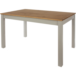 Core Products Corona Linea 6 Seater Large Dining Table Bench Set Grey - Wilko - thumbnail 4
