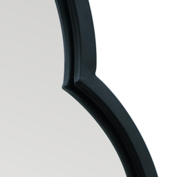 MirrorOutlet The Duplici Black Metal Double Arched Oval Outdoor Garden Wall Mirror 170 x 59cm - Size: 170 x 59 x 3cm - Wilko - thumbnail 6