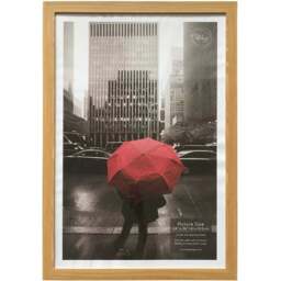 The Port. Co Gallery Somerset Wood Effect Photo Frame 97.8 x 67.3cm - Size: 36 x 24 Inch - Brown - Wilko