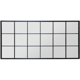 The Fenestra Black Window Leaner Wall Mirror 174 x 85cm - MirrorOutlet - Wilko - thumbnail 7