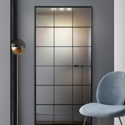 The Fenestra Black Window Leaner Wall Mirror 174 x 85cm - MirrorOutlet - Wilko - thumbnail 3