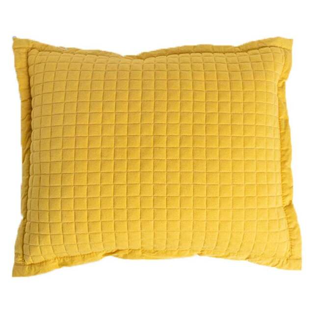 Serene Saffron Crompton Cobalt Cushion 40 x 50cm - Yellow - Wilko - image 1