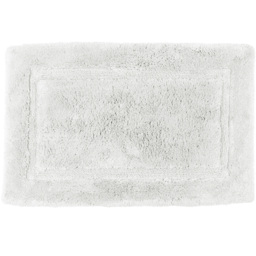 Allure Bath Fashions Marlborough White Bamboo Cotton Non-Slip Bath Mat 50 x 80cm - Wilko - thumbnail 1