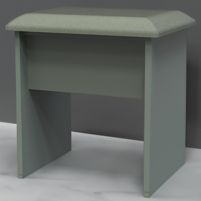 Crowndale New York Reed Green Vanity Dressing Table Stool - Wilko - image 1