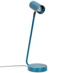 ValueLights Petrol Blue Desk Table Lamp - Size: 45.5 x 25 x 15.5cm - Wilko