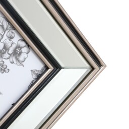 Mode Mirrored Photo Frame Silver 12 x 10in - The Port. Co Gallery - Wilko - thumbnail 5