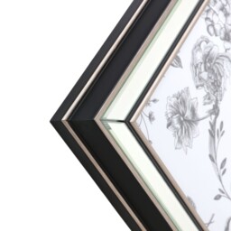 Mode Mirrored Photo Frame Silver 12 x 10in - The Port. Co Gallery - Wilko - thumbnail 6