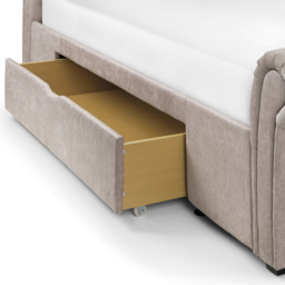 Julian Bowen Ravello King Size Mink Storage Bed with 2 Drawers - Cream - Wilko - thumbnail 6