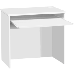 R White Cabinets Home Office Desk with Keyboard Trayf White - Size: 72 x 85 x 54cm - Wilko - thumbnail 3