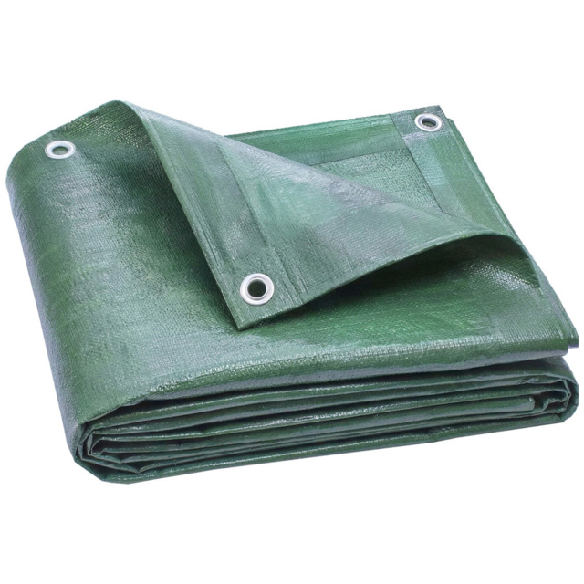 Outsunny Green Waterproof Tear-Resistant Tarpaulin Sheet 300 x 400cm - Size: 0.1 x 400 x 300cm - Wilko - image 1