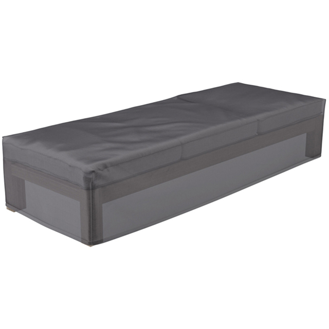 Platinum AeroCover Waterproof Outdoor Loungebed Cover 40 x 75 x 210cm - Size: 40 x 75 x 75cm - Grey - Wilko - image 1