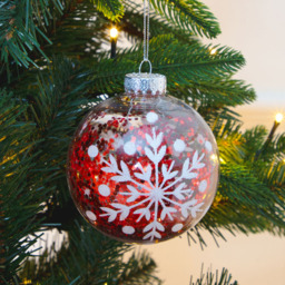 The Christmas Workshop Red Shatterproof Bauble 12 Pack - Wilko - thumbnail 6